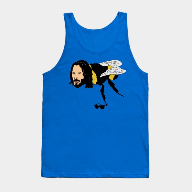 Keanu Beeves Tank Top by Pretty Weird